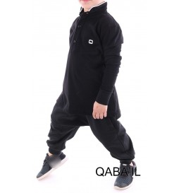 Polo qaba'il enfant noir