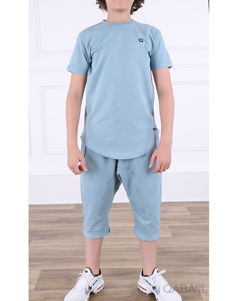 Ensemble qaba'il nautik enfant bleu ciel Ensemble qaba'il nautik enfant bleu ciel