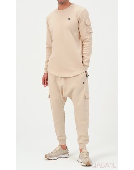 Ensemble qaba'il sniper beige