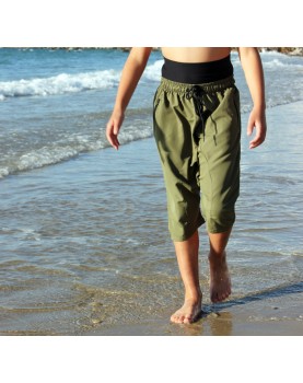 Sarouel de bain enfant AHLI kaki