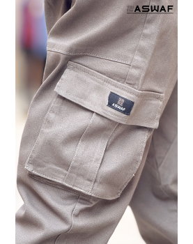 Sarouel cargo enfant ASWAF kaki