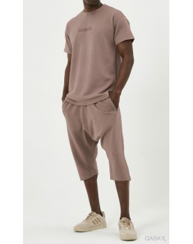 Ensemble qabail oversized taupe