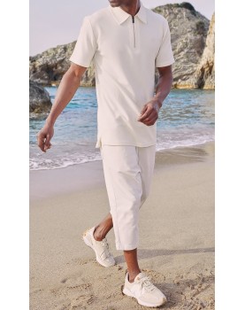 bermuda coton qabail ecru