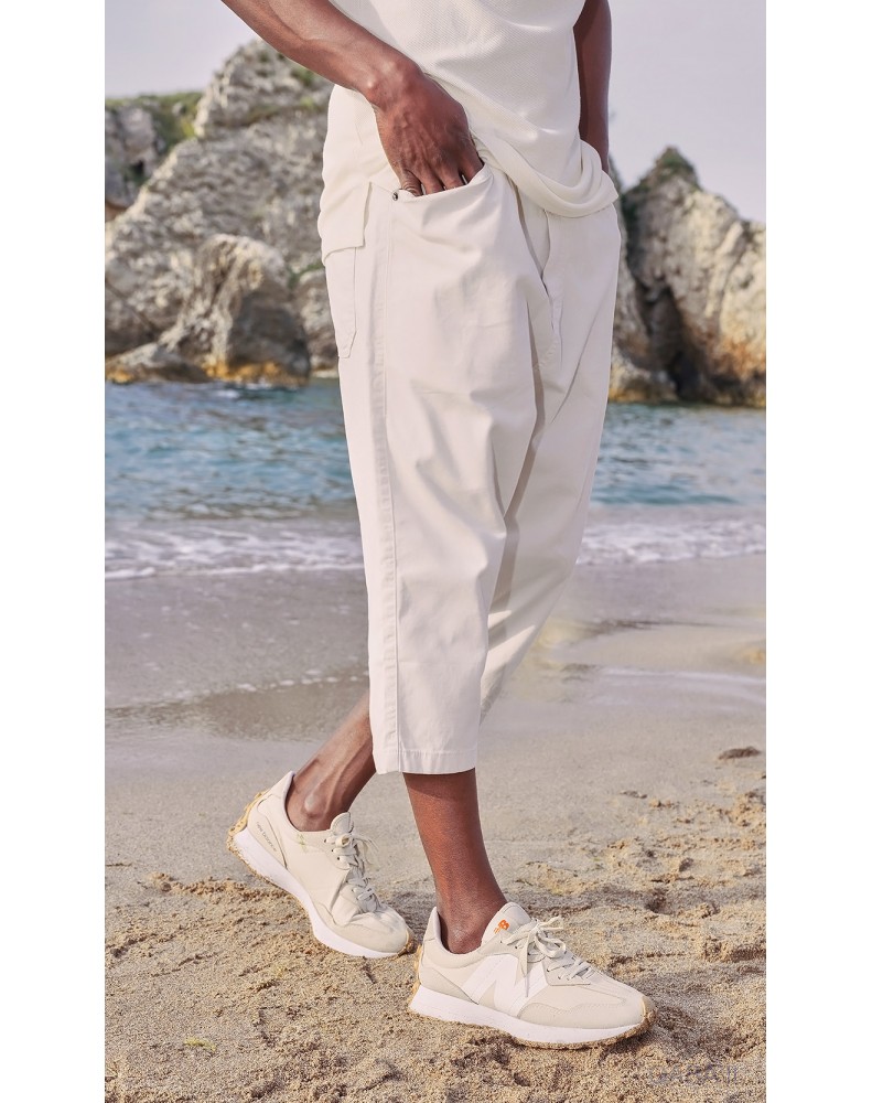 bermuda coton qabail ecru