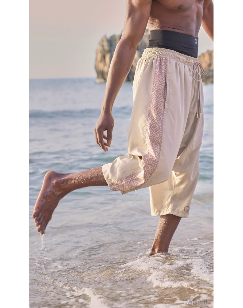saroual de bain qabail etniz beige