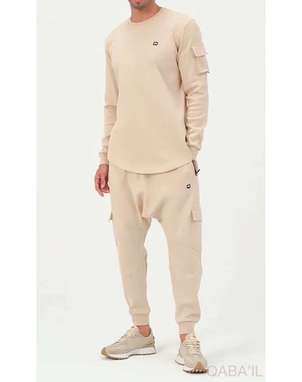 Ensemble qaba'il sniper beige