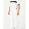 Qamis qabail navy blanc et bleu