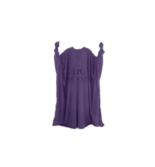abaya umm hafsa papillon aubergine
