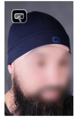 Bonnet qaba'il bleu nuit