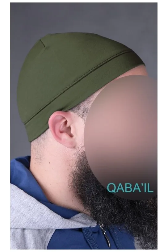 Bonnet qaba'il kaki