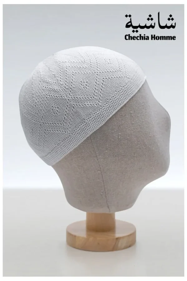 chachia blanche fine