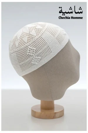 chachia haut de gamme blanche ref : 14 chachia haut de gamme blanche ref : 14