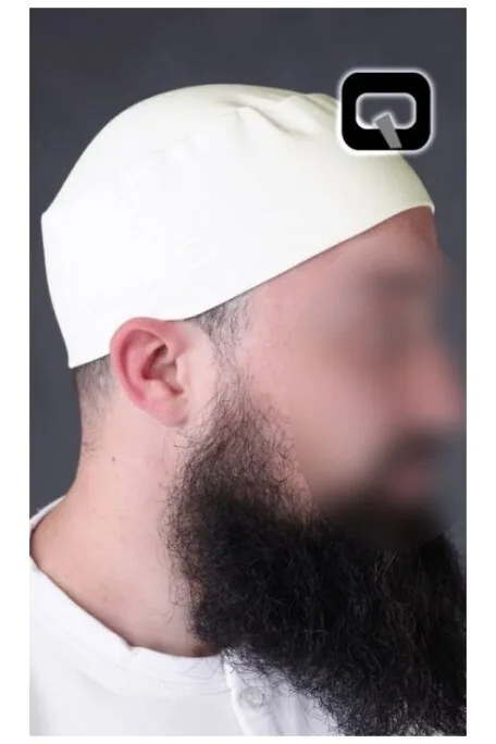 chachia qaba'il blanche creme
