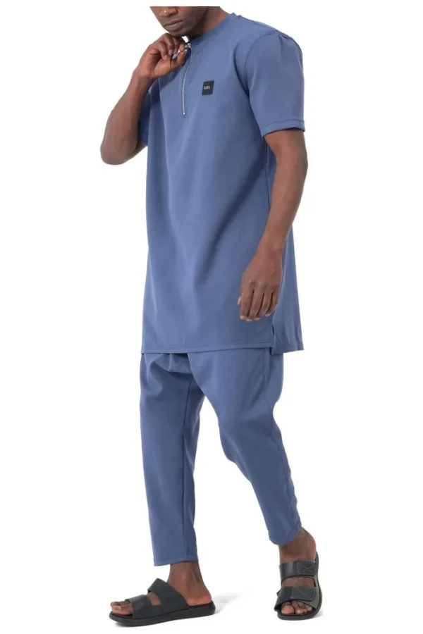 Ensemble Qabail Silent S26 bleu indigo