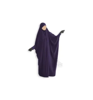 Jilbab/Jilbeb Saoudien Noir à Clips Umm Hafsa