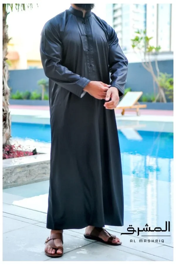 Qamis bahreini Al mashriq noir