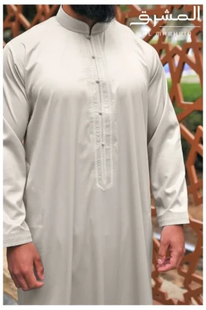 Qamis bahreini Al mashriq Taupe