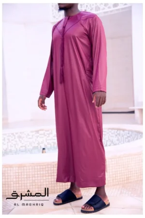 Qamis Emirati bordeaux Al mashriq Qamis Emirati bordeaux Al mashriq
