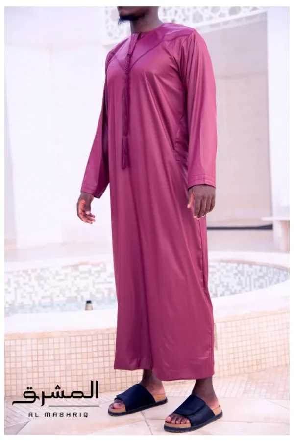 Qamis Emirati bordeaux Al mashriq