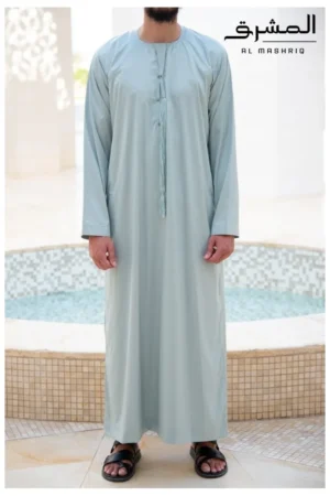 Qamis émirati " Al mashriq" vert pastel Qamis émirati " Al mashriq" vert pastel