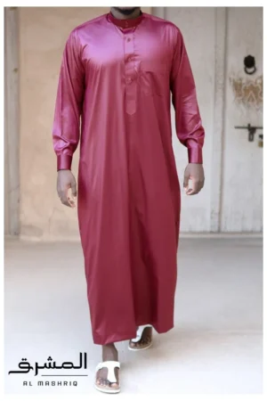 Qamis Saoudien Bordeaux Custom Qamis Qamis Saoudien Bordeaux Custom Qamis