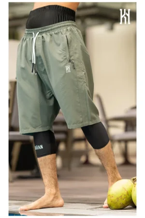 Saroual de bain KyYn kaki Saroual de bain KyYn kaki