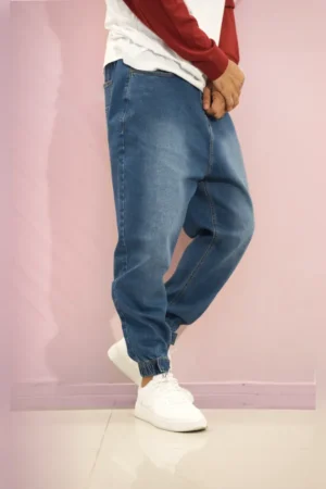 Sarouel jean wassat bleu fonce Sarouel jean wassat bleu fonce