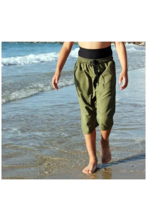 Sarouel de bain enfant AHLI kaki Sarouel de bain enfant AHLI kaki
