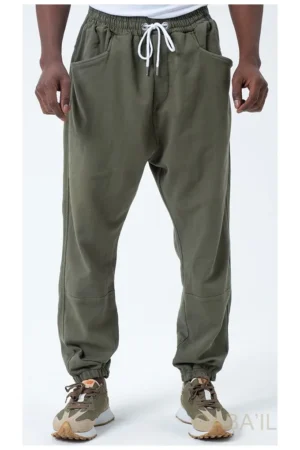 Sarouel qabail pants stretch kaki