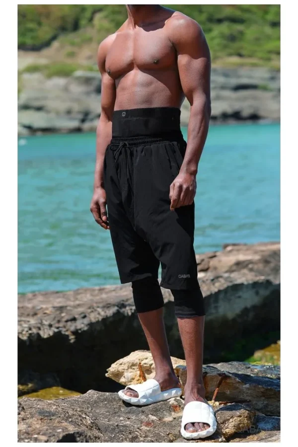 Swimshort de bain qabail noir