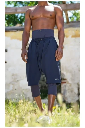 Swimshort de bain qabail bleu nuit Swimshort de bain qabail bleu nuit