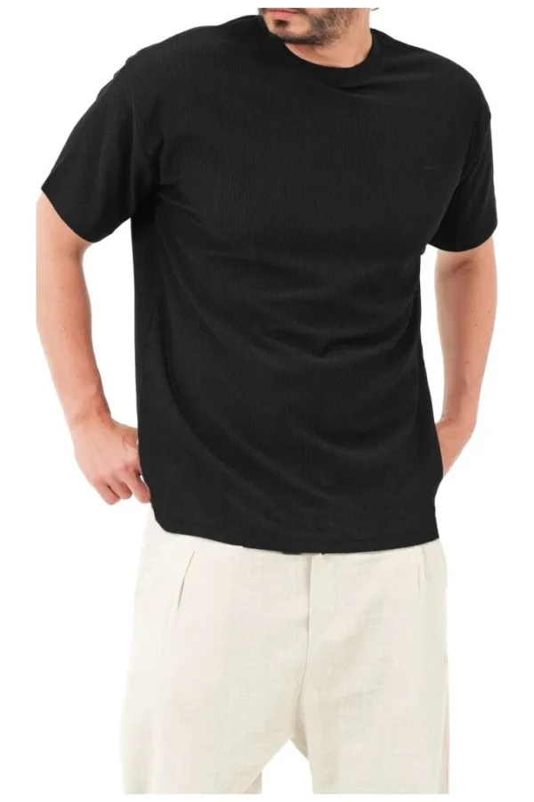Tee shirt qabail waffle noir