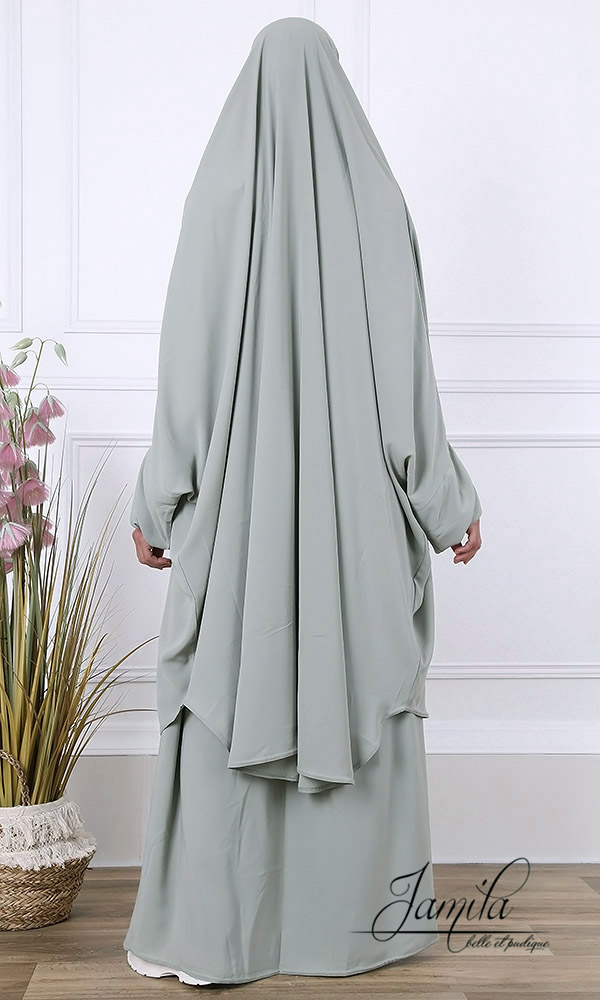 Jilbeb 2 pieces jupe Jamila kaki clair
