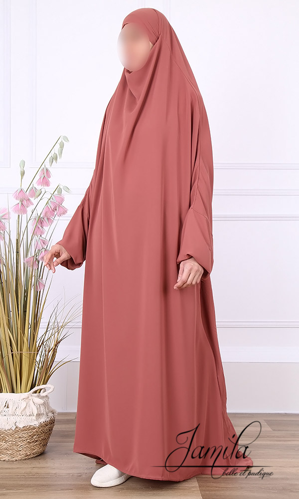IMG_6345 Jilbab 1 pièce Jamila saumon