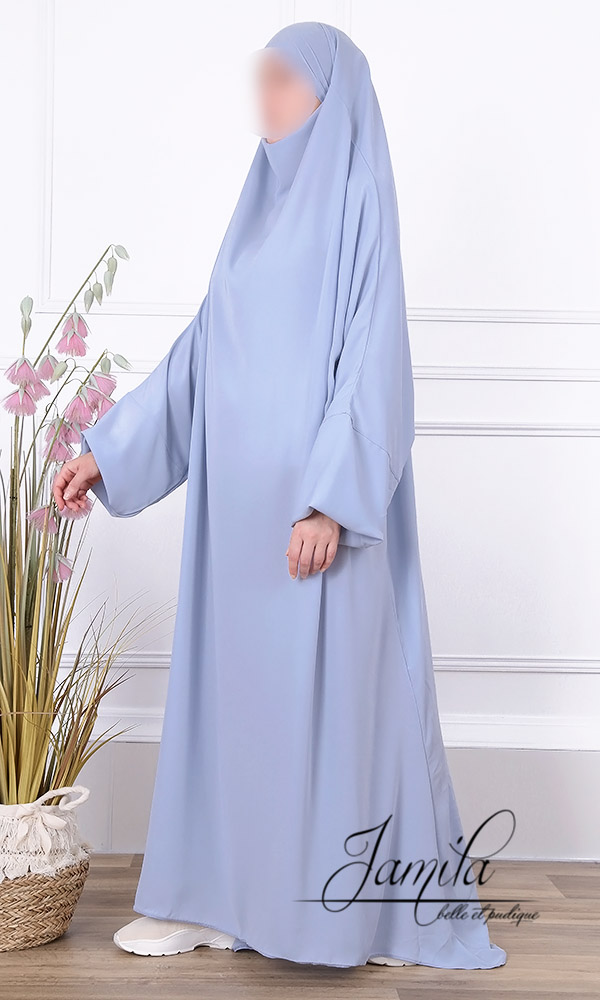 Jilbeb 1 piece jamila bleu clair