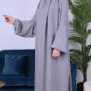 Jilbeb 1 piece jamila gris clair