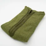Djellaba homme hiver vert Djellaba homme hiver verte (vert kaki chiné) à capuche, pliée