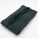 Djellaba homme hiver vert sapin Djellaba homme hiver vert sapin, chiné sombre à capuche, pliée